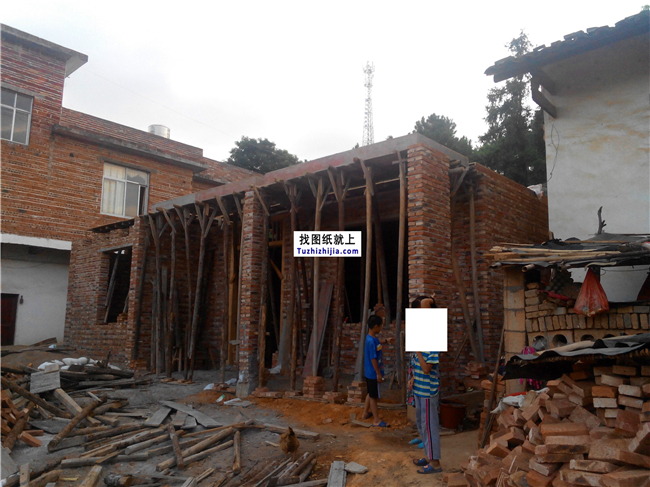 安徽農(nóng)村自建房屋過程全程直播。