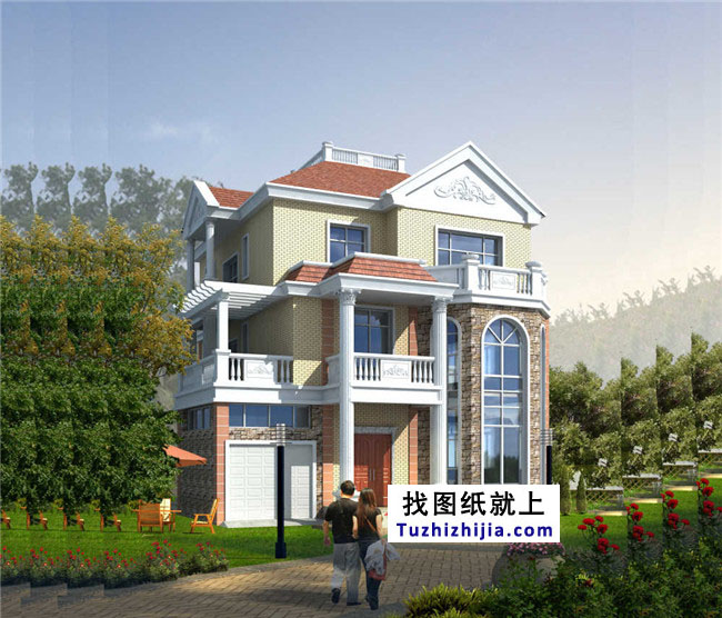 最新小別墅設(shè)計圖，復(fù)式三層，外觀非常漂亮