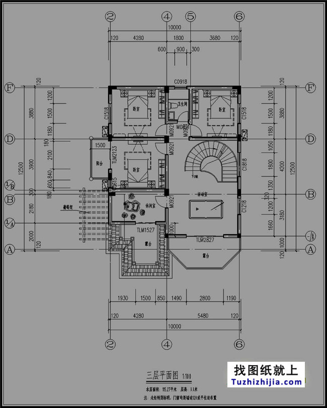 最新小別墅設(shè)計圖，復(fù)式三層，外觀非常漂亮