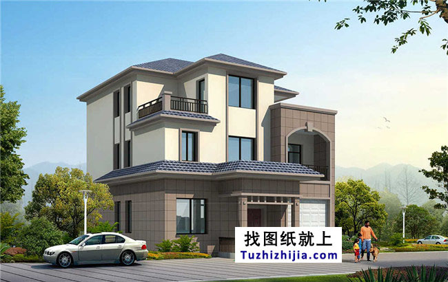 預算20萬左右三層別墅設計圖紙，新農(nóng)村自建房推薦