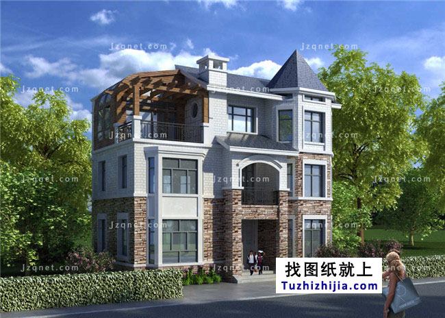 獨(dú)棟三層樓房設(shè)計(jì)圖紙及效果圖，農(nóng)村蓋房推薦