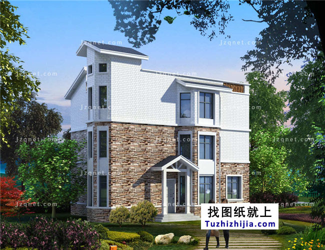 獨(dú)棟三層樓房設(shè)計(jì)圖紙及效果圖，農(nóng)村蓋房推薦