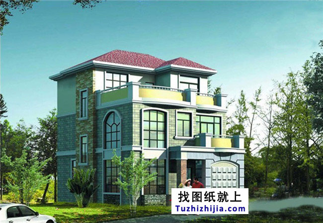 小戶型三層別墅設計圖紙，適合新農村自建