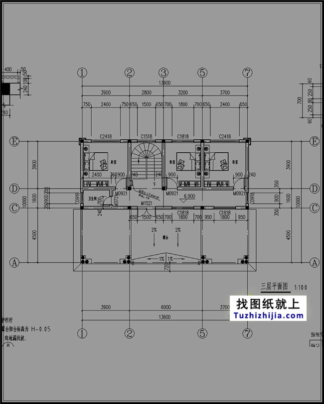 150平方米三層農(nóng)村房屋設(shè)計圖（效果圖+全套施工圖）