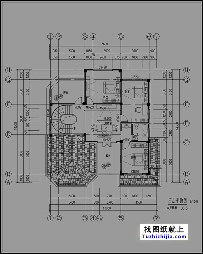 歐式三層農(nóng)村房屋設(shè)計圖紙，歐式住宅圖推薦