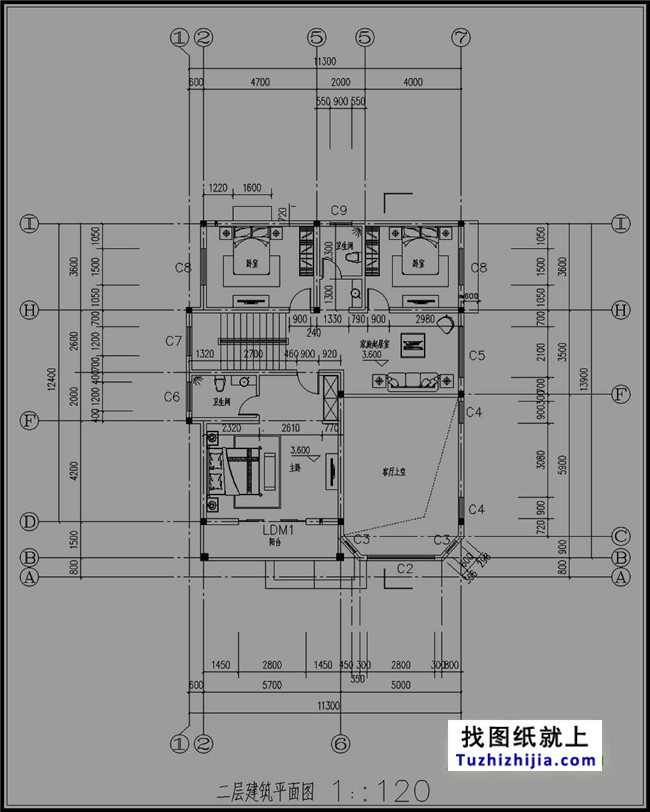 廣東新農(nóng)村三層別墅設計圖紙及效果圖