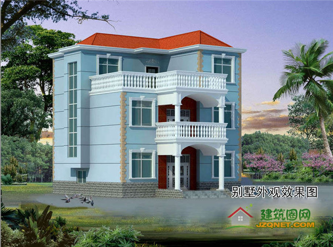 自建三層樓房設(shè)計圖紙，新農(nóng)村住宅圖紙推薦