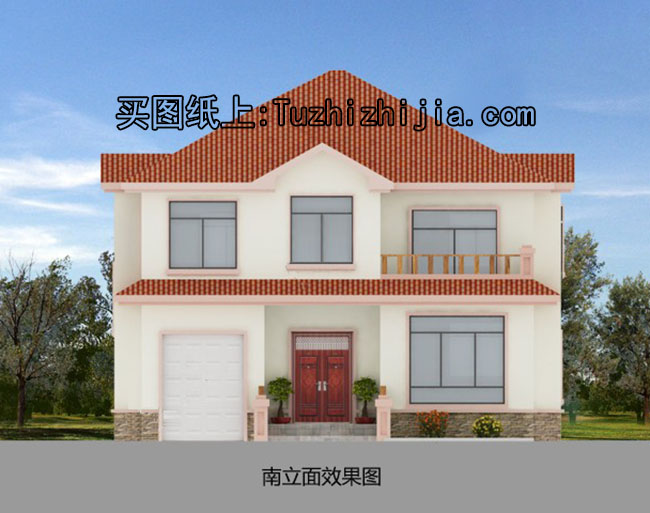 農(nóng)村二層小別墅圖片，二層別墅效果圖及設(shè)計圖