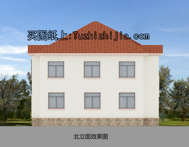 農(nóng)村二層小別墅圖片，二層別墅效果圖及設(shè)計圖