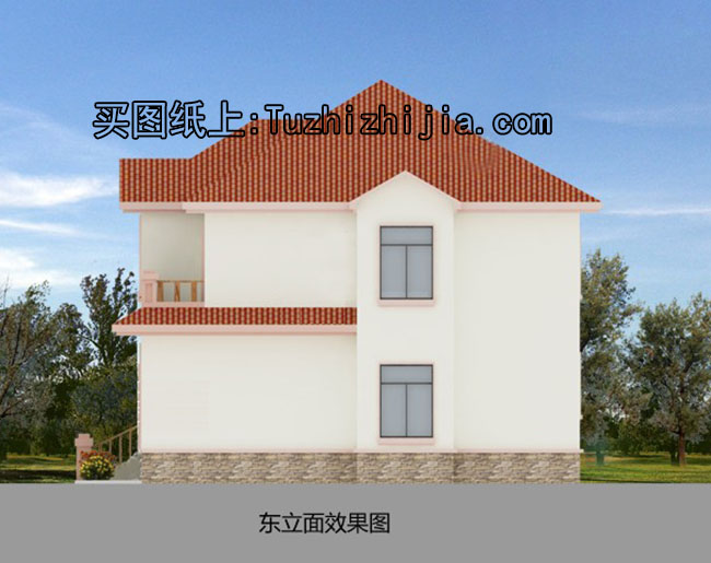 農(nóng)村二層小別墅圖片，二層別墅效果圖及設(shè)計圖