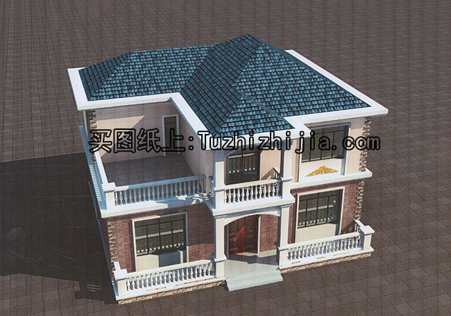 鄉(xiāng)村二層別墅設(shè)計圖，含外觀效果圖，設(shè)計師推薦