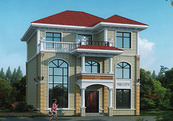 三層三間別墅設(shè)計圖方案，含外觀圖片，自建推薦