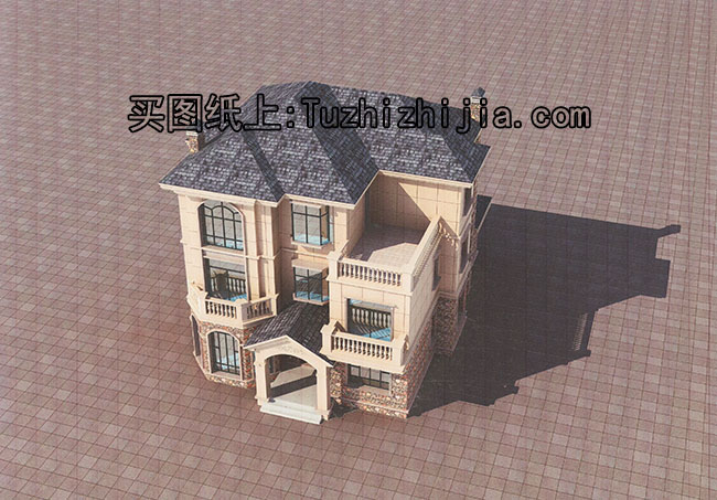 農(nóng)村三層樓房設(shè)計圖紙及效果圖，經(jīng)典自建圖紙