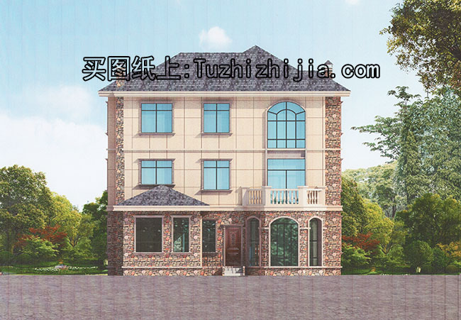 農(nóng)村三層樓房設(shè)計圖紙及效果圖，經(jīng)典自建圖紙