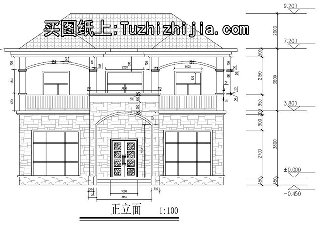 最新：二層別墅圖片大全欣賞！全套建筑施工圖！