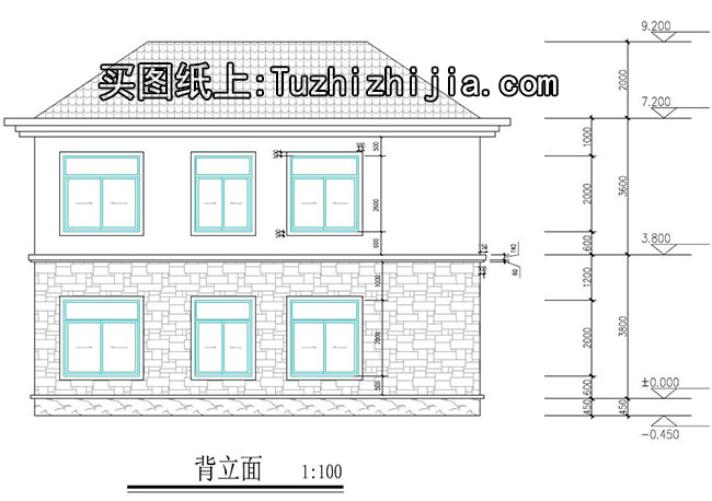最新：二層別墅圖片大全欣賞！全套建筑施工圖！