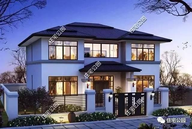 6套新農(nóng)村二層房屋設(shè)計圖，造價20多萬你要蓋哪個？（含預(yù)算）