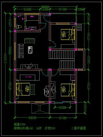 新農(nóng)村別墅設(shè)計圖，三層溫馨小居接地氣！