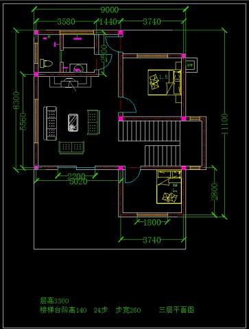 新農(nóng)村別墅設(shè)計圖，三層溫馨小居接地氣！