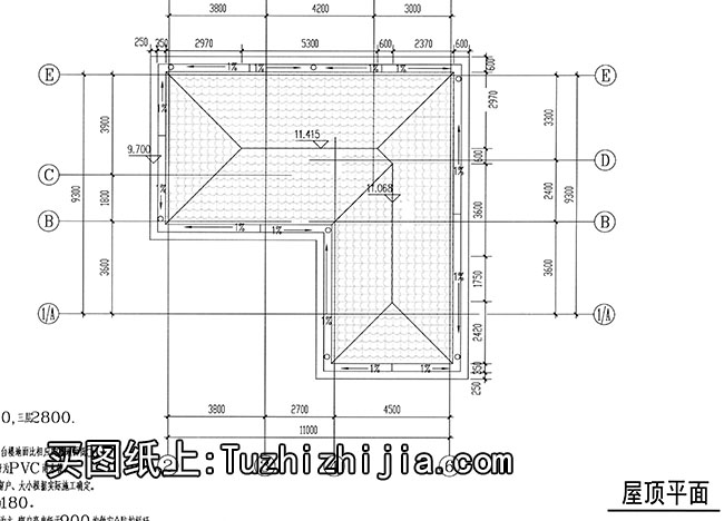 11*11米全套農(nóng)村三層別墅設(shè)計(jì)施工圖，簡(jiǎn)約雅致！