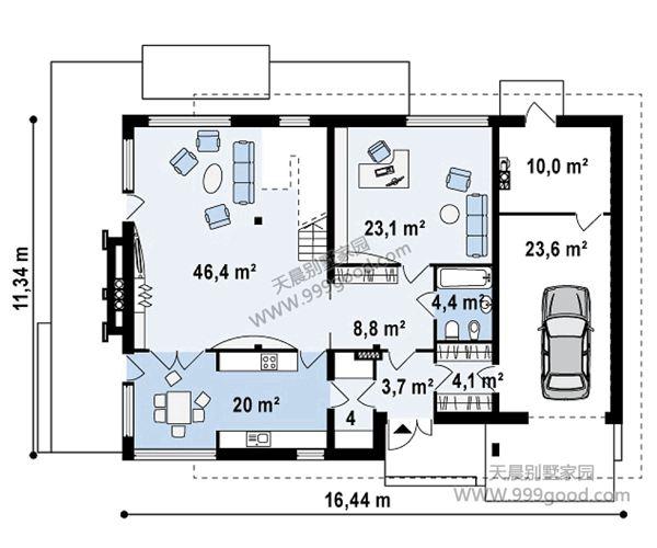 5套農(nóng)村現(xiàn)代別墅效果圖+平面圖，這才是我要的養(yǎng)老別墅！