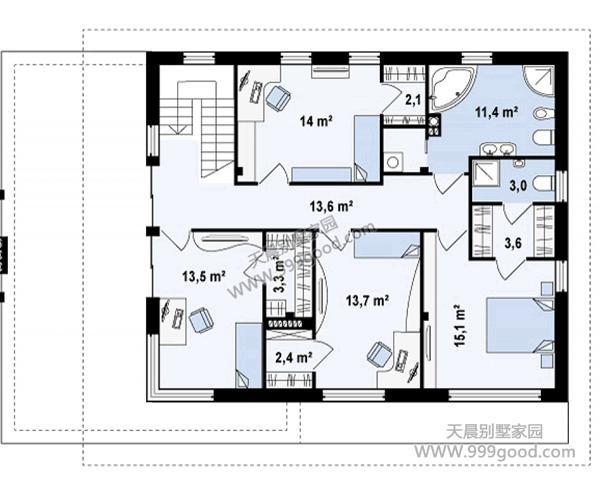 5套農(nóng)村現(xiàn)代別墅效果圖+平面圖，這才是我要的養(yǎng)老別墅！