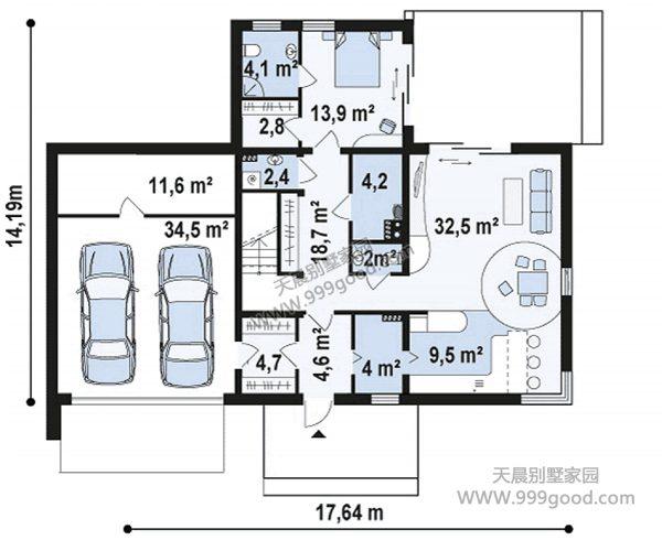 5套農(nóng)村現(xiàn)代別墅效果圖+平面圖，這才是我要的養(yǎng)老別墅！