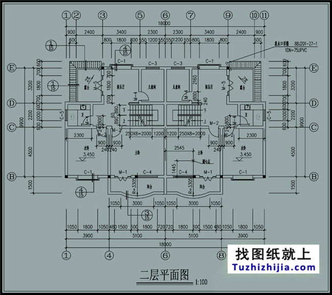 農(nóng)村雙拼別墅設(shè)計(jì)圖，適合有兩個(gè)兄弟的家庭自建！