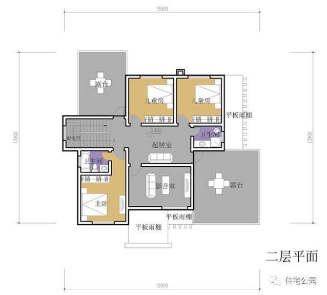 農(nóng)村2層別墅16X15米，經(jīng)典戶型、經(jīng)濟(jì)實(shí)用