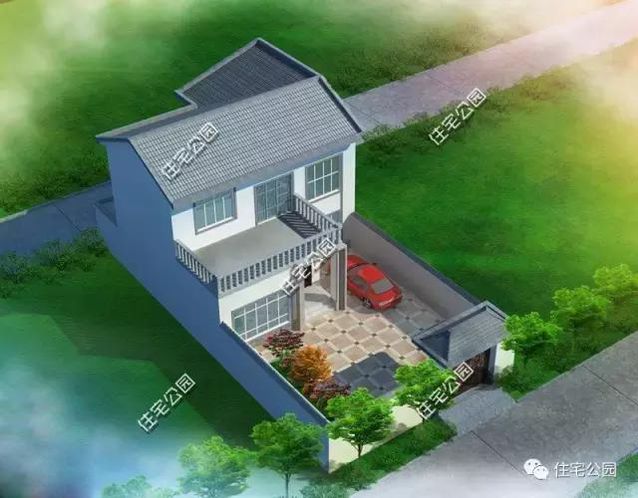 10X11米中式別墅小院，田園舒適、有車位有菜園！