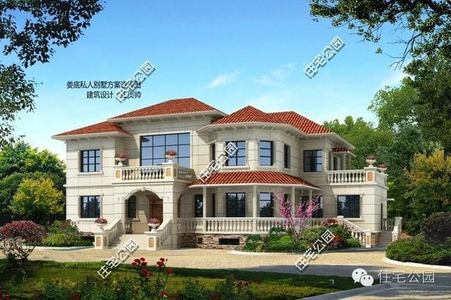 17X24米的農(nóng)村別墅房子，兩種配色選哪個(gè)？