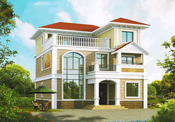 農(nóng)村三層樓房設(shè)計圖及效果圖，復(fù)式磚混結(jié)構(gòu)