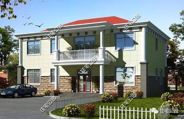 16X12米農(nóng)村別墅設(shè)計，８室２廳，經(jīng)濟實用