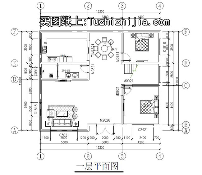 10X13米鄉(xiāng)村二層別墅設(shè)計(jì)，非常實(shí)用，20萬建成！