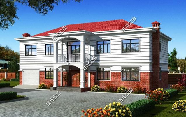 18X11米農(nóng)村2層別墅，架空層、可做火炕