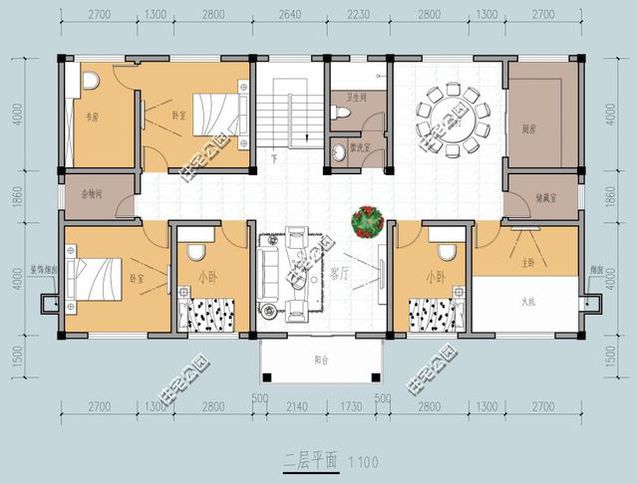 18X11米農(nóng)村2層別墅，架空層、可做火炕