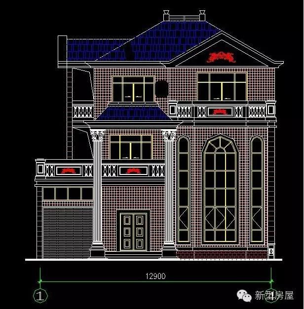 13X14米歐式別墅，挑空客廳加旋轉(zhuǎn)樓梯，僅30萬？