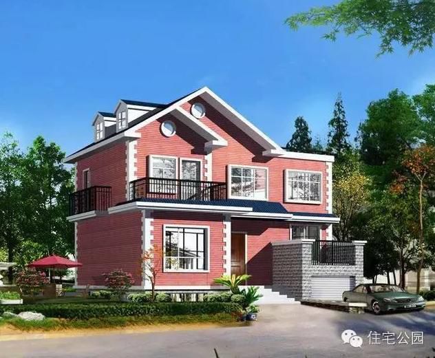 12X12米方正戶型別墅，磚混結(jié)構(gòu)也抗震的房屋