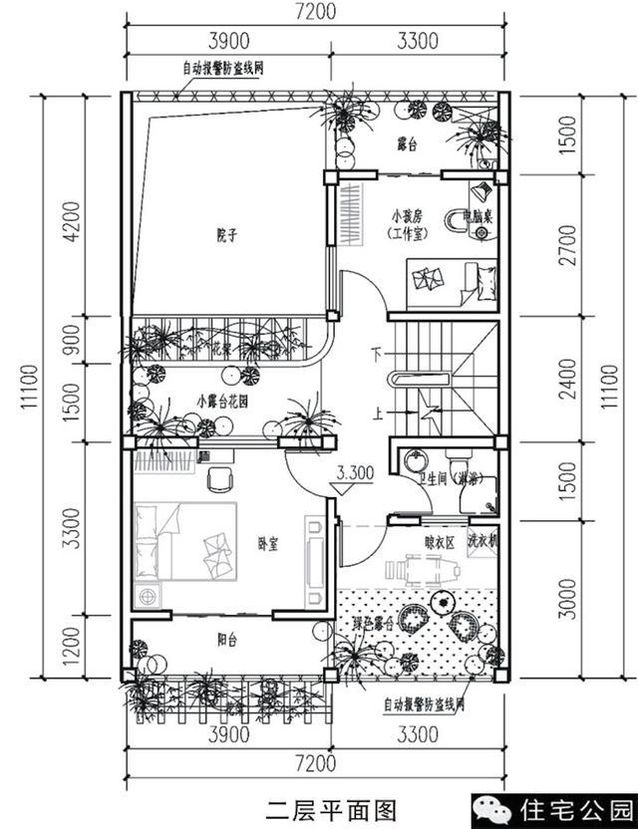 2套7米面寬的農(nóng)村別墅，帶小院、你更喜歡哪套？