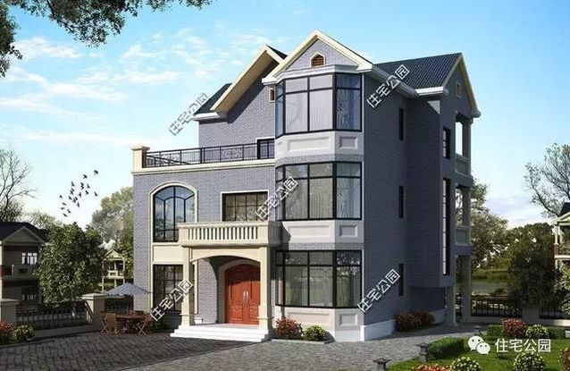 11X11米農(nóng)村28萬自建別墅，弧形采光窗、實用！