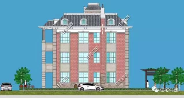 13X13米農(nóng)村復(fù)古風(fēng)格別墅，戶型方正、臥室多