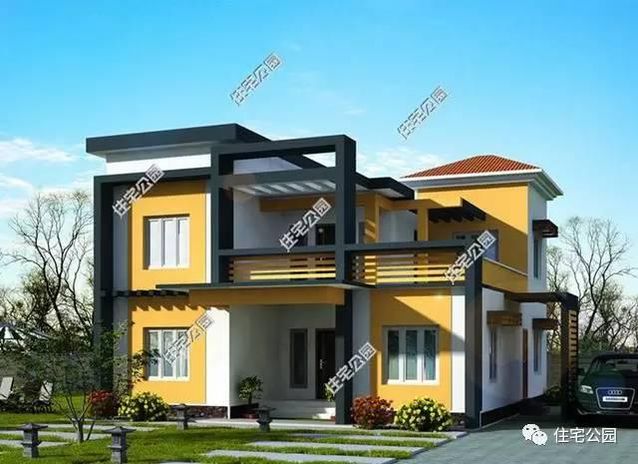 5套現(xiàn)代風(fēng)格別墅，80、90后喜愛(ài)的戶型！含平面