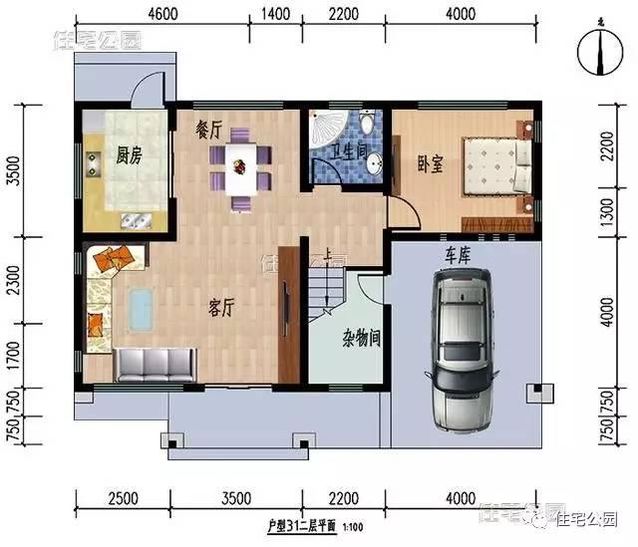 5套現(xiàn)代風(fēng)格別墅，80、90后喜愛(ài)的戶型！含平面
