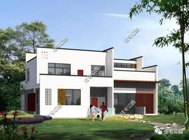 5套現(xiàn)代風(fēng)格別墅，80、90后喜愛(ài)的戶型！含平面