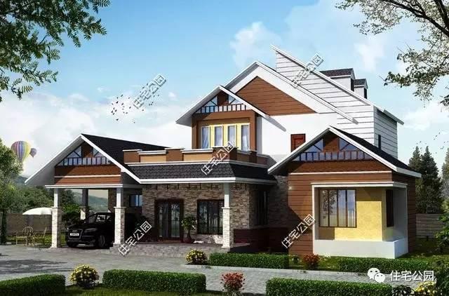 一層半小別墅16X15米，時尚實用，24萬建成！