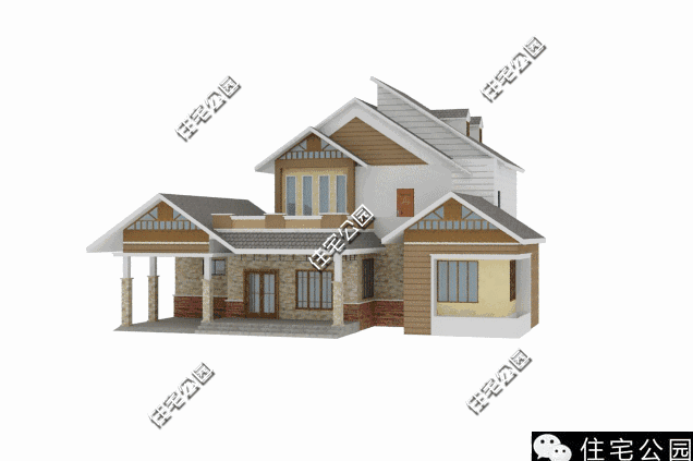 一層半小別墅16X15米，時尚實用，24萬建成！