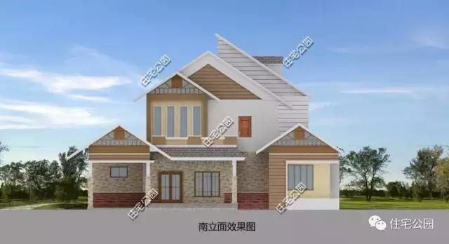 一層半小別墅16X15米，時尚實用，24萬建成！