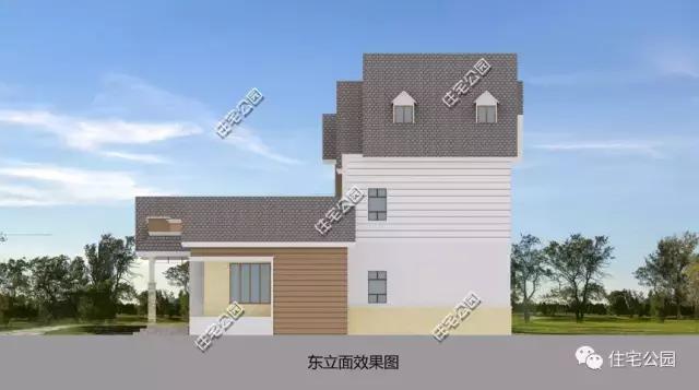 一層半小別墅16X15米，時尚實用，24萬建成！