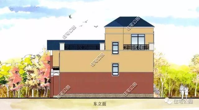 10X15米3層農(nóng)村別墅設計，6室2廳，27萬造好，含全圖！