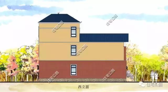 10X15米3層農(nóng)村別墅設計，6室2廳，27萬造好，含全圖！